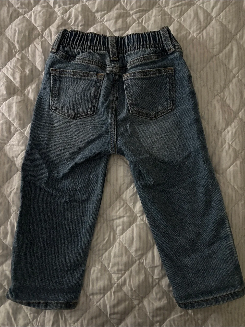 Old Navy Toddler Elastic-Waist Dark Blue Jeans